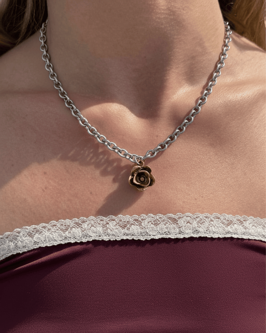 Tala Rose Pendant Necklace