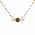 Valentina Pearl Fleur Necklace