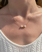 Valentina Pearl Fleur Necklace