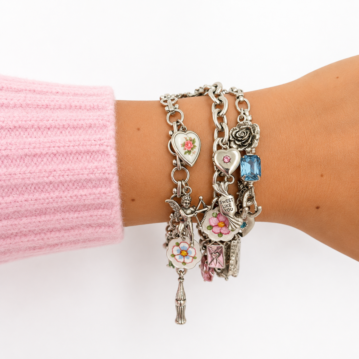 Create Your Own Silver Charm Bracelet