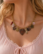 Midnight Keepsake Charm Necklace