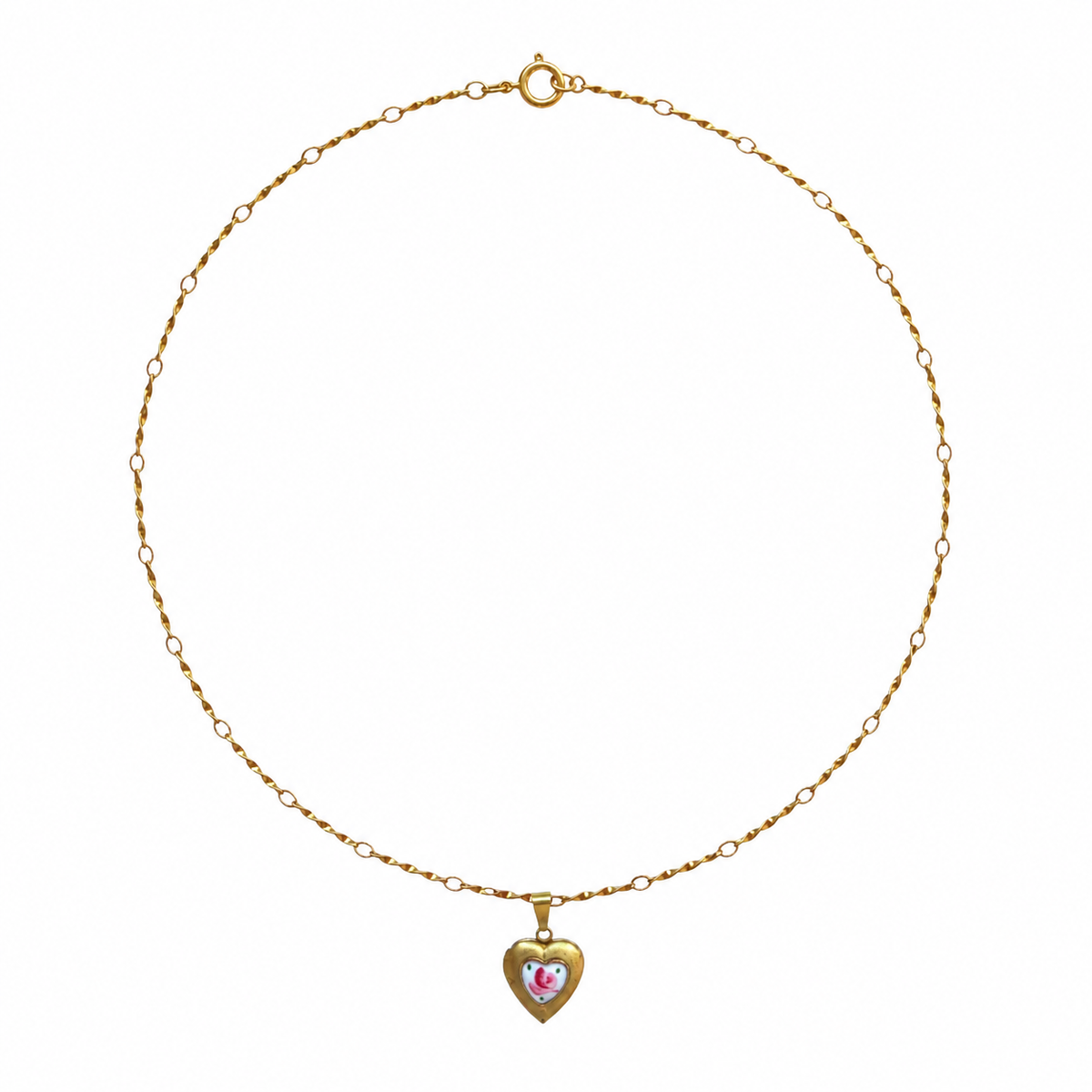 Maison Rose Heart Necklace