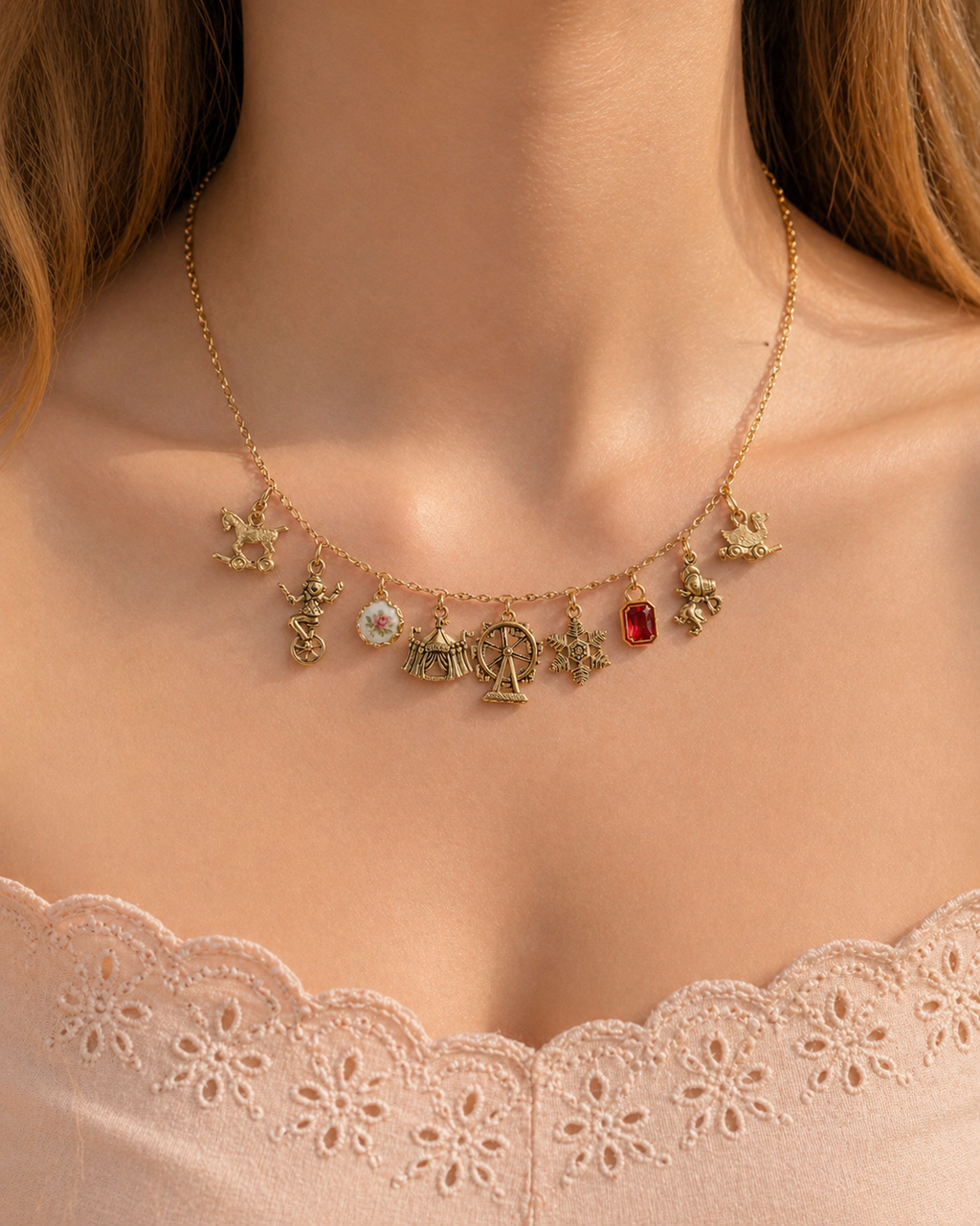 Roue Enchantée Charm Necklace