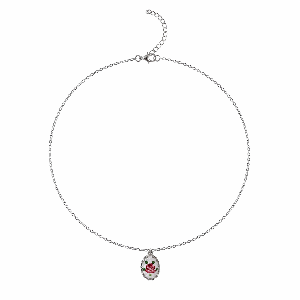 Rosé Jardin Mini Necklace