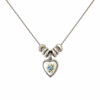 Colette Fleur Heart Necklace