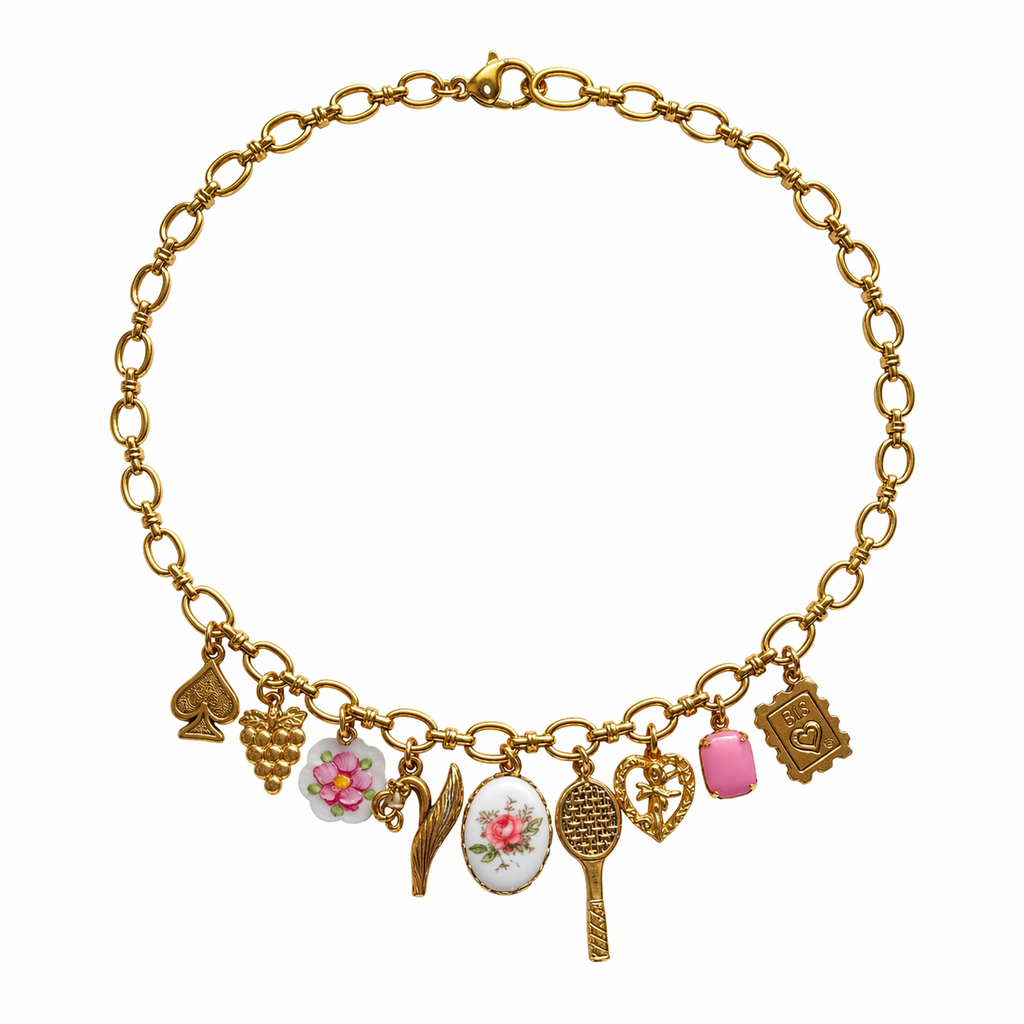 The Agnes Heirloom Story Charm Necklace