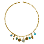 Lumière Bleue Charm Necklace