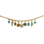 Lumière Bleue Charm Necklace