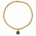 Midnight Rose Chain Necklace
