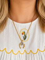 Lucky Clover Horseshoe Necklace