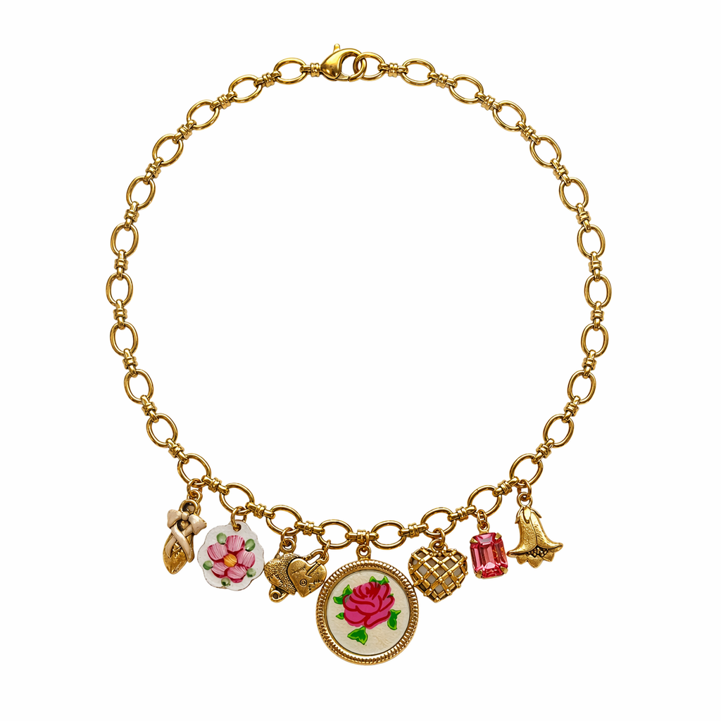 The Rose Keepsake Charm Necklace