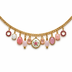 Rosette de Sucre Charm Necklace