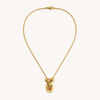 Petite Fleur Cameo Necklace