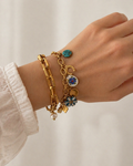 Bleu Souvenirs Charm Bracelet