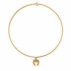 Lucky Clover Horseshoe Necklace