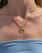 Lucky Clover Horseshoe Necklace