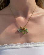 Verdant Charm Heart Necklace