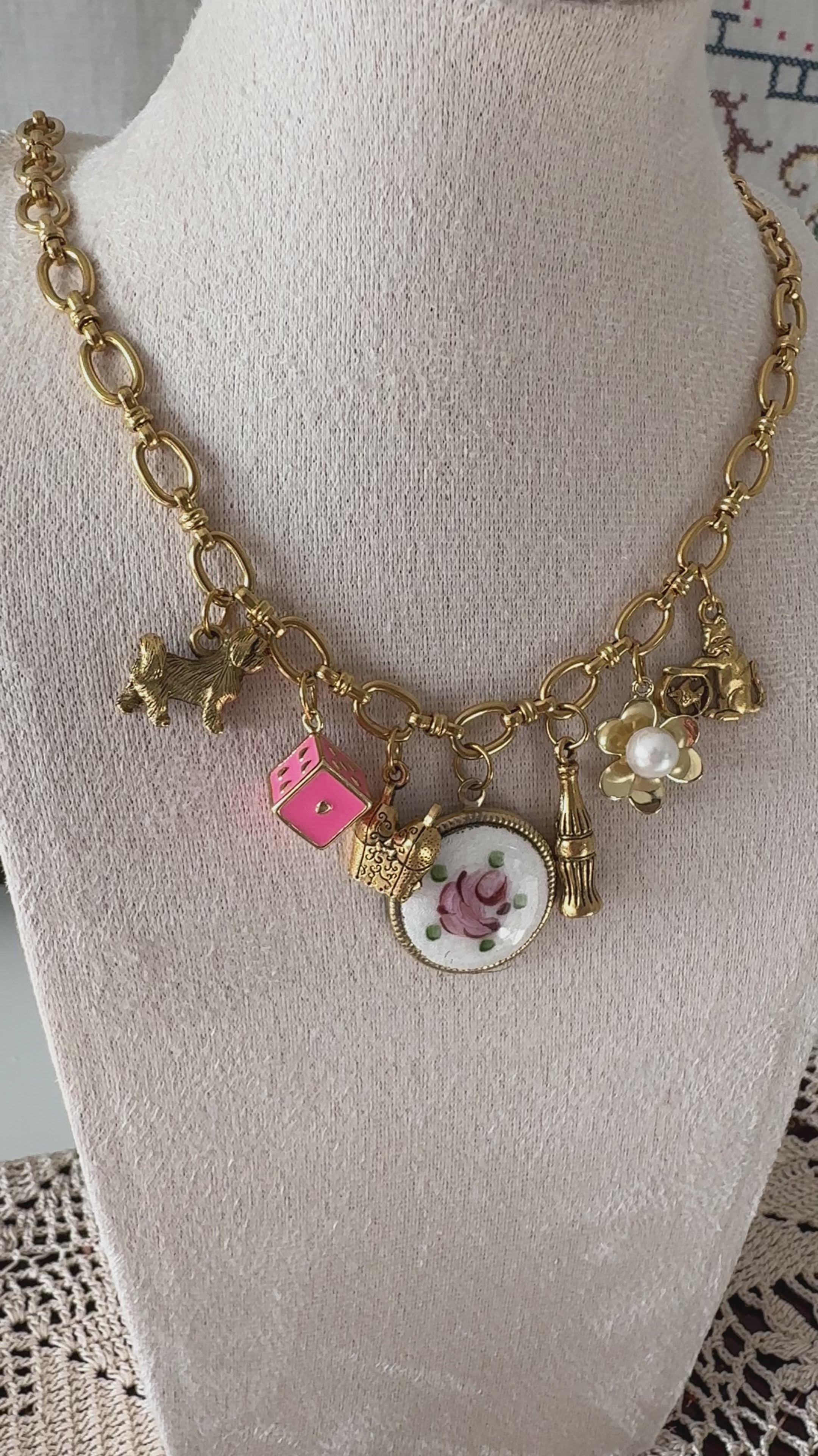 Create Your Own Gold Charm Necklace
