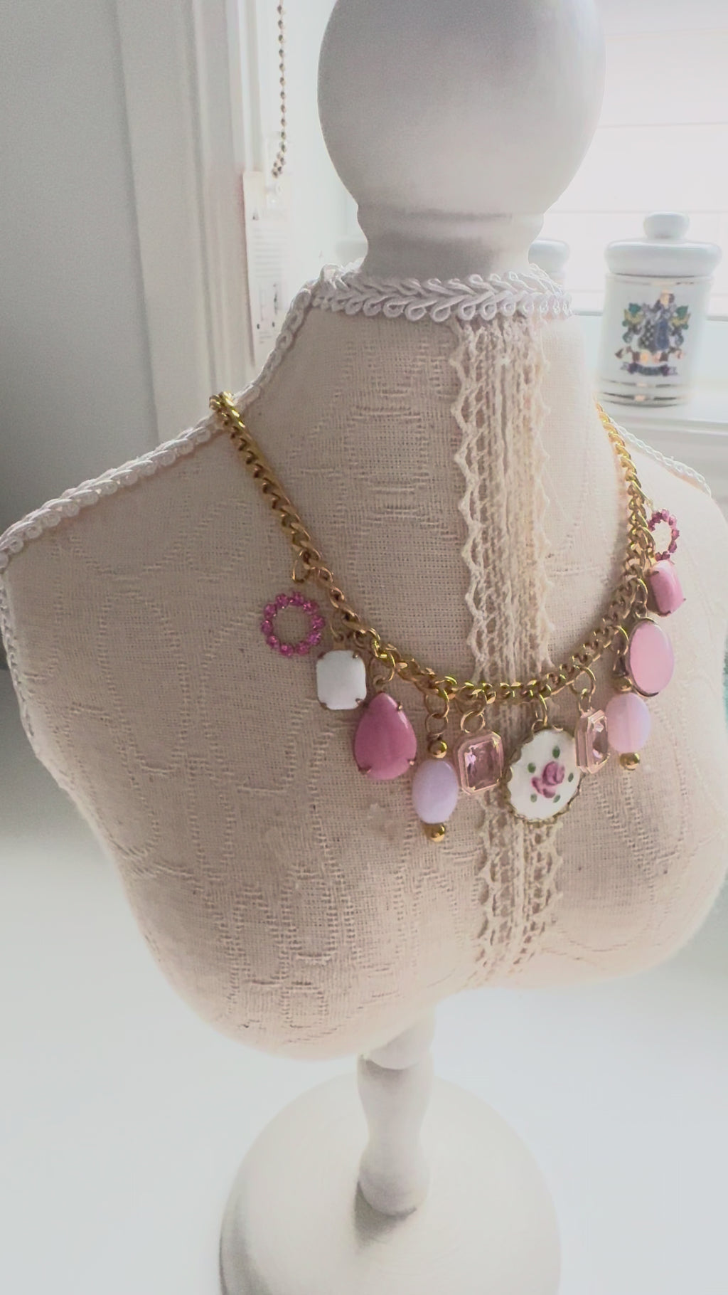 Rosette de Sucre Charm Necklace