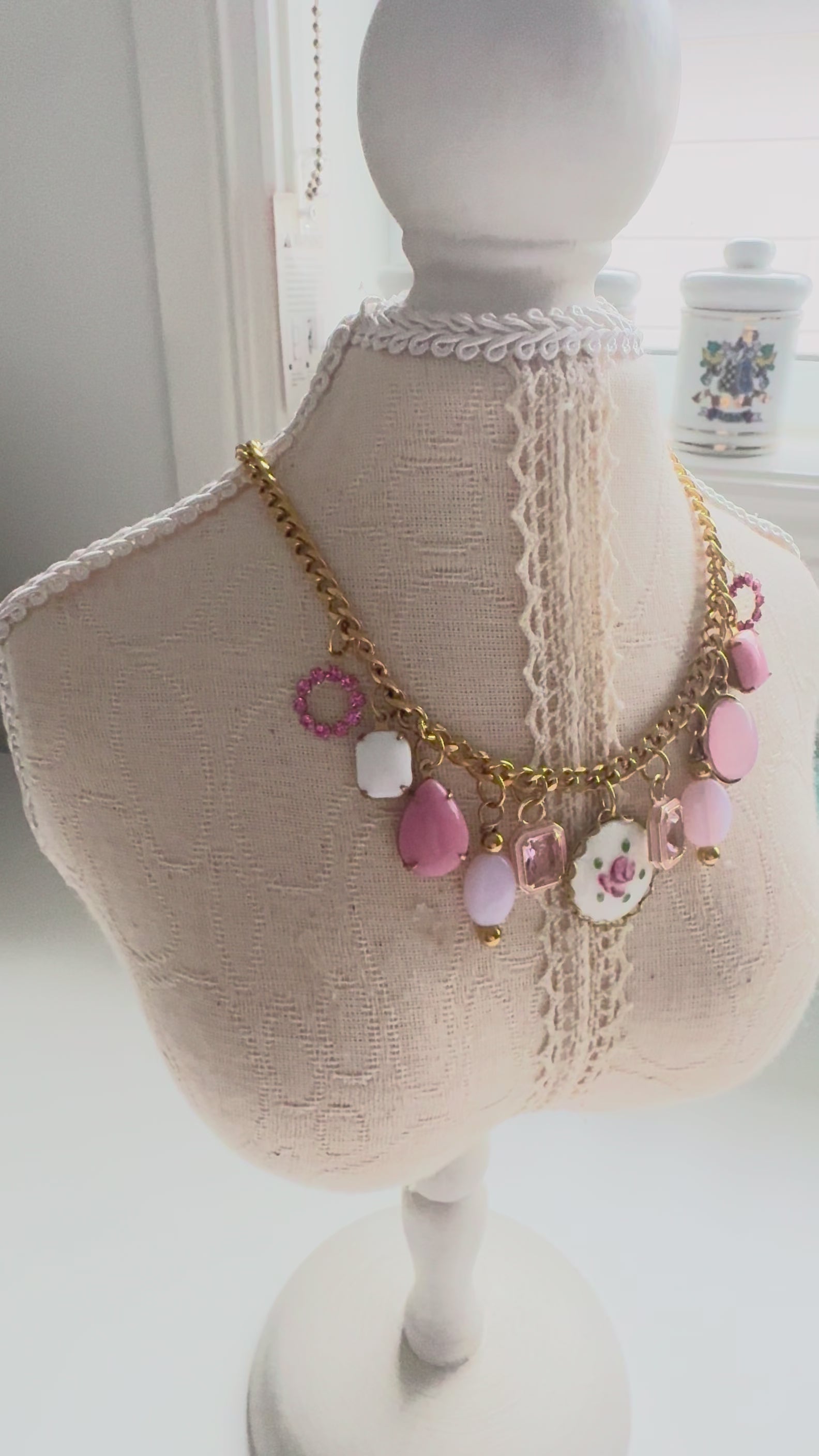 Rosette de Sucre Charm Necklace