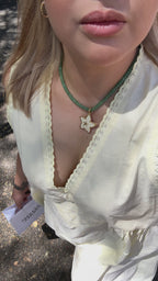 Garden Star Beaded Necklace