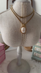 Estelle Pearl Pendant Necklace