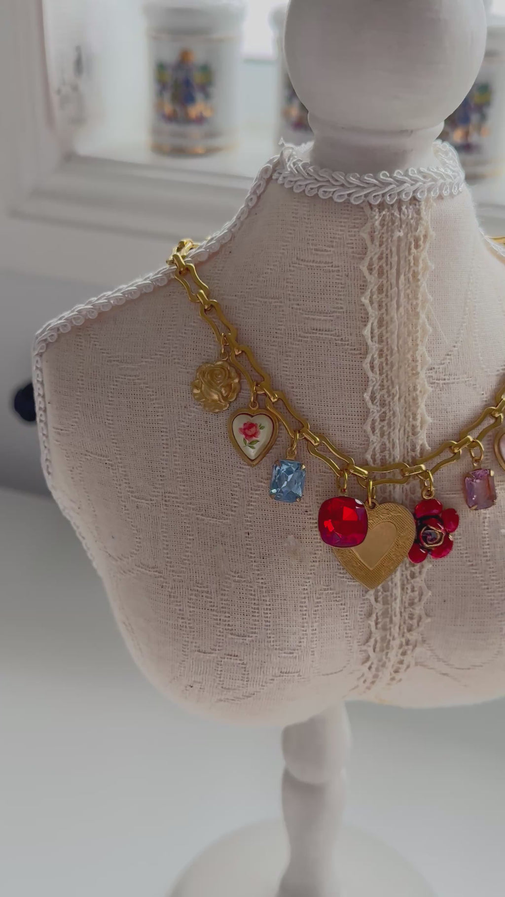 Cœur Rosé Bijou Necklace