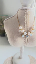 Fleur de Lait Heart Necklace