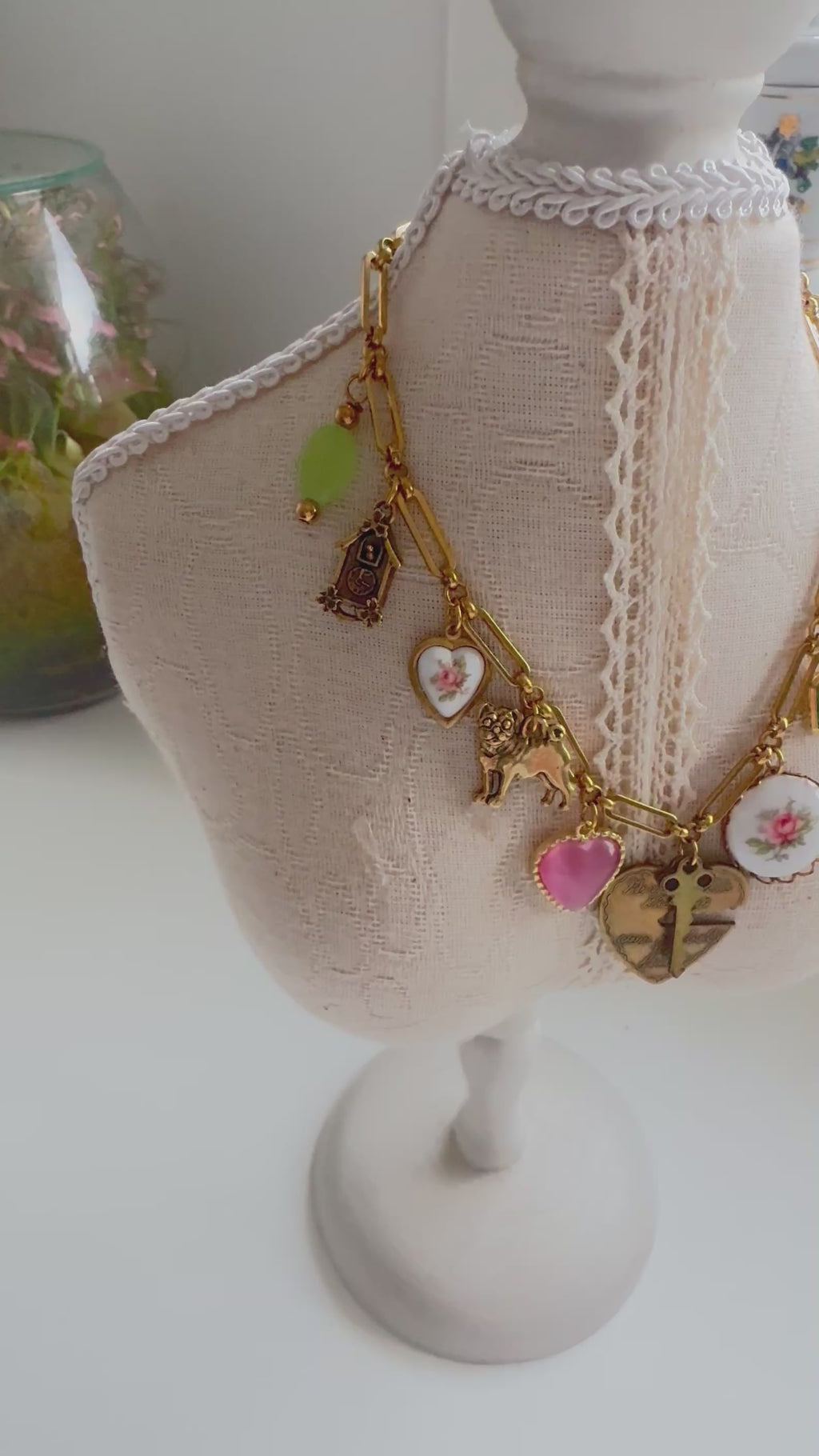 Cœur Serré Charm Necklace