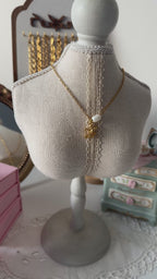 Cupid Pearl Charm Necklace