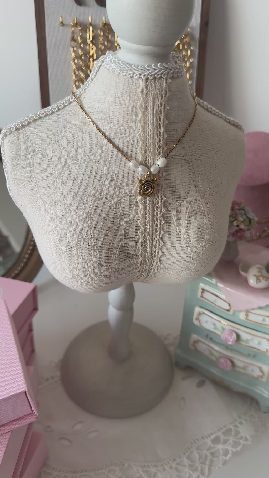 Maison Rosette Pearl Necklace