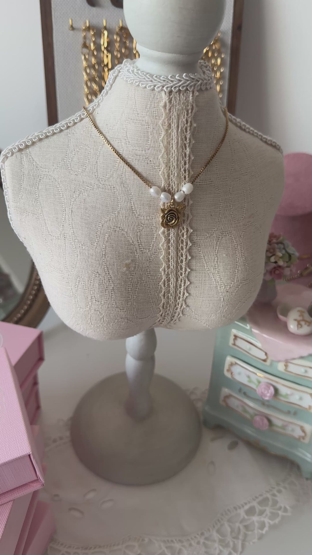 Maison Rosette Pearl Necklace