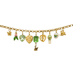 Célestine Émeraude Charm Necklace
